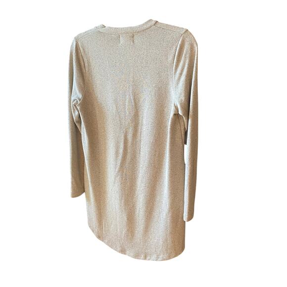 Mia Joy Cardigan Oatmeal Color One Button Womens Size 14 - Picture 2 of 5